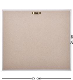 AMB-04/25 Картина «Лошади» (с янтарной крошкой) L-18см