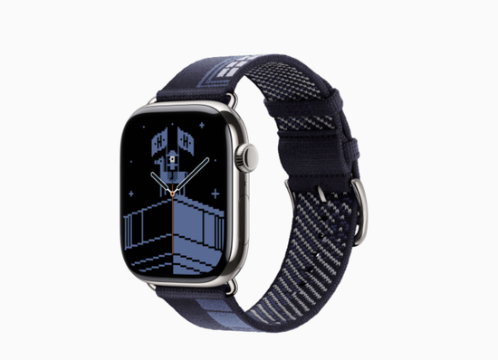 Apple Watch Hermès Series 11 46 mm Faubourg Party темно-синий