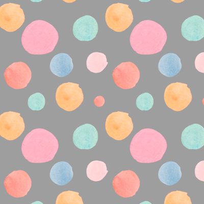 Акварельный абстрактный бесшовный паттерн на сером