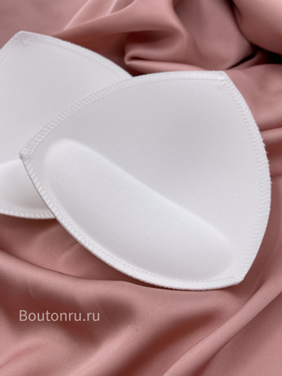 Чашки для бюстгальтера белые пуш-ап