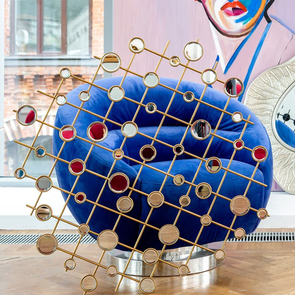 Настенный зеркальный арт-декор Диско Объект мечты