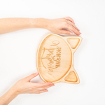 Менажница деревянная из сибирского кедра для подачи блюд и закусок с гравировкой "ЖИЗНЬ ПРЕКРАСНА". MG122