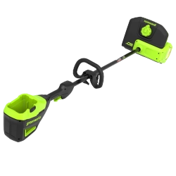 Greenworks GD60SS2 60В аккумуляторная снегоуборочная лопата (1 x 4 Ач, ЗУ) ковш 30 см, выброс 7.6 м 2603207UB