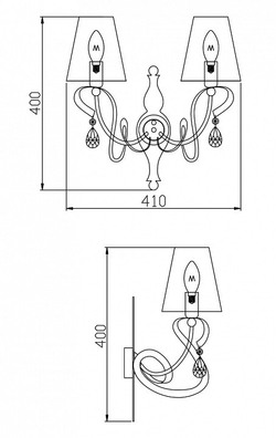 Бра Maytoni ARM010-02-W
