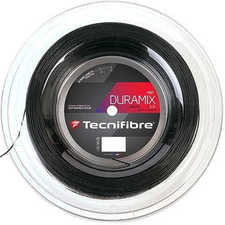 Струны для тенниса TECNIFIBRE DURAMIX BLACK 1.35 Бобины 200 м