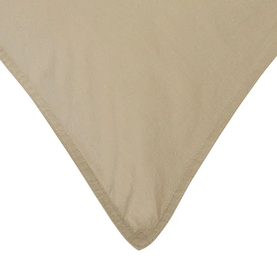 Набор наволочек из стираного перкаля бежево-серого цвета из коллекции essential, 70х70 см