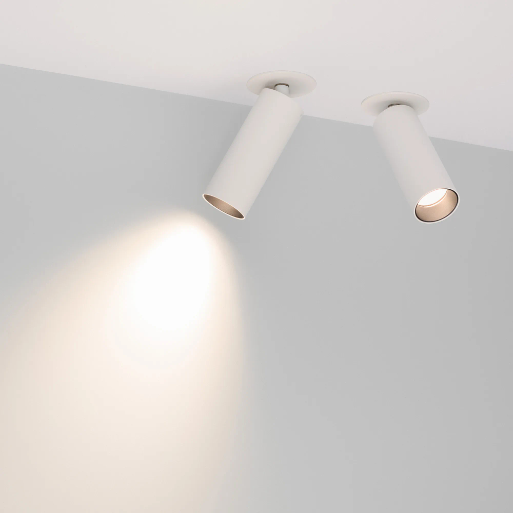 Светильник SP-NUANCE-BUILT-FLAP-R35-7W Warm3000 (WH, 36 deg, 230V) (Arlight, IP40 Металл, 5 лет) 049903