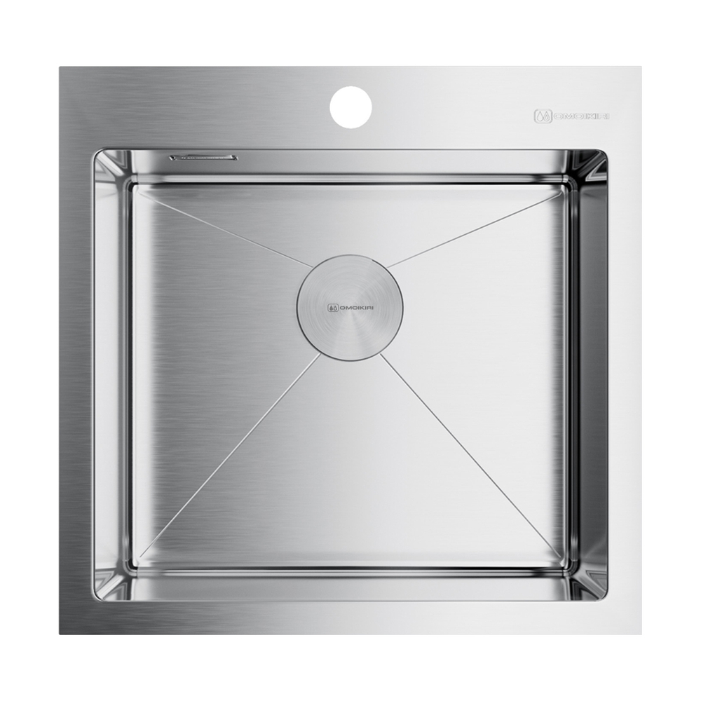 Мойка Omoikiri Akisame 51-IN нерж. сталь | Нержавеющая сталь