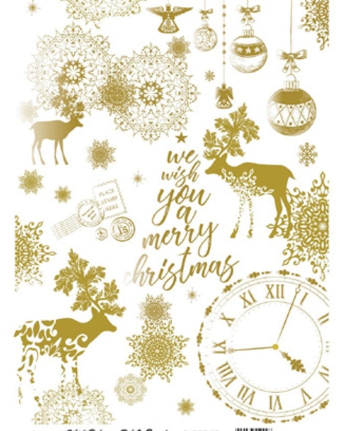 Натирка Cadence золото SD004 30*42см