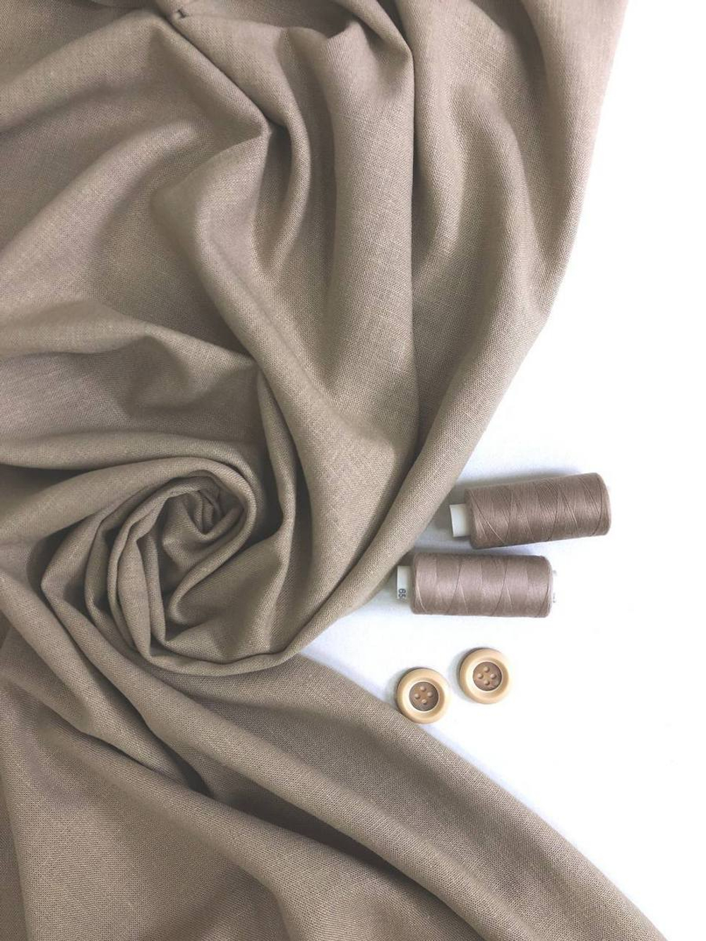 Плательная лен, беж NB#145