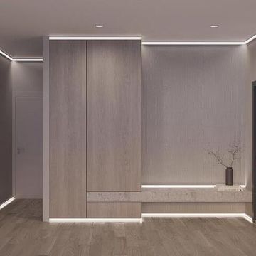 Профиль для плинтуса 2м 046387 серебристый PLINTUS-H54B-2000 ANOD Arlight