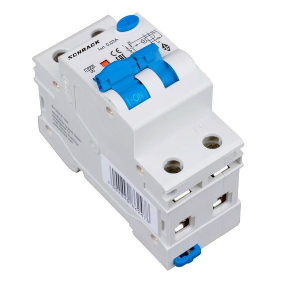 Дифавтомат Schrack Technik 1P+N C 6A 30mA тип A 10kA AK617606-- (АВДТ)
