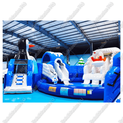 Наземный надувной аквапарк «Морское царство» 16,5*14*6 м