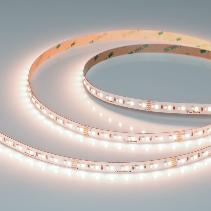Светодиодная лента RT-A168-10mm 24V RGBW-White (20 W/m, IP20, 5m) Arlight 056877
