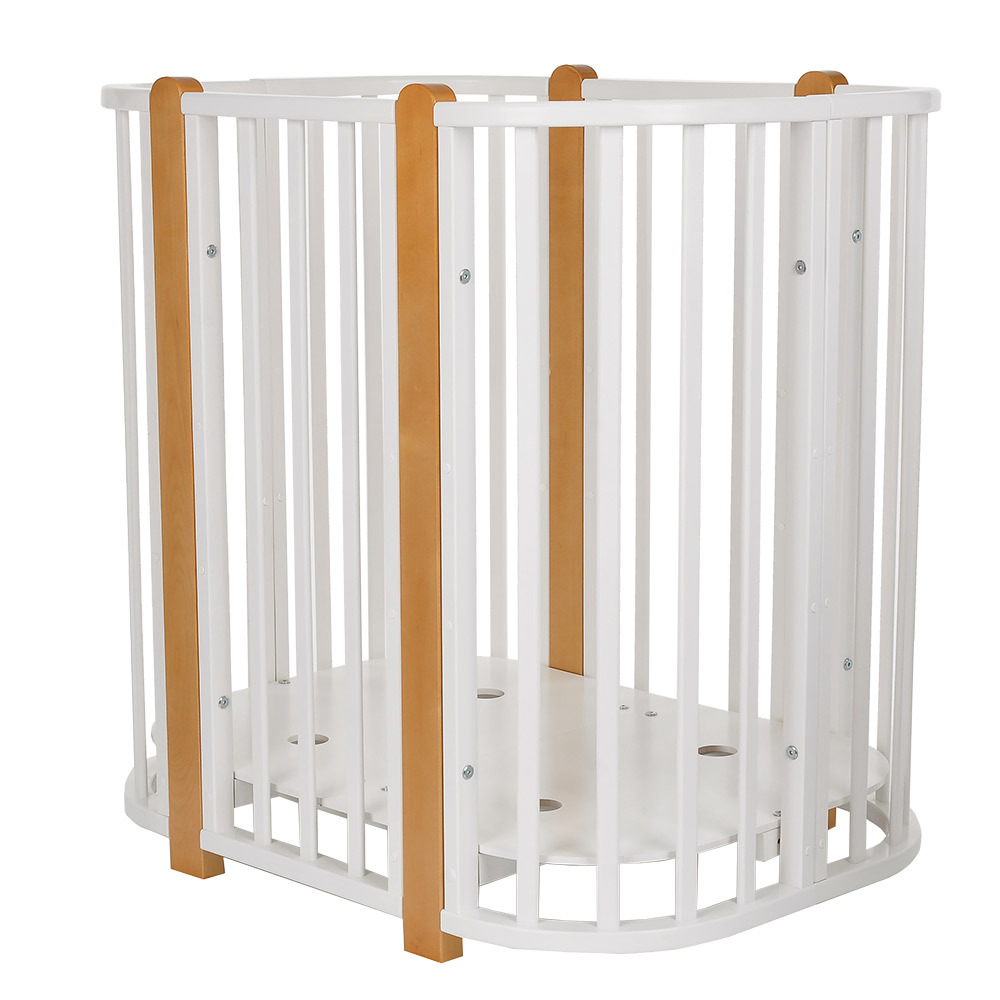 PITUSO Кровать детская + маятник 5/1 Asti Белый-Бук