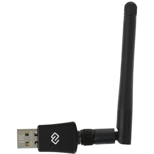 Сетевой адаптер Wi-Fi Digma N300, 802.11a, 2.4 ГГц, 300 Мбит/с, USB 3.2 (DWA-N300E)