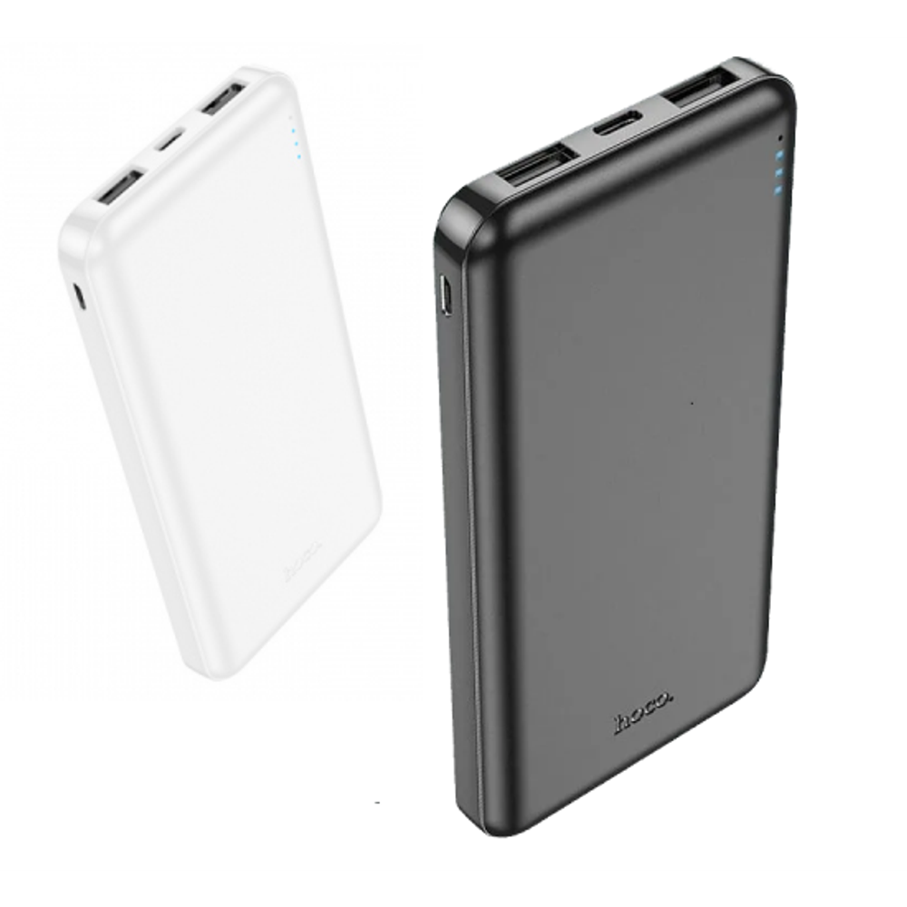 Внешний аккумулятор Power Bank hoco 10000 mAh J100, 013183 белый
