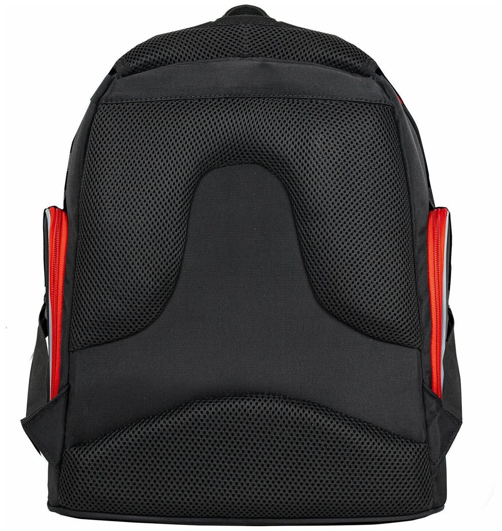 Рюкзак BRAUBERG CLASSIC, легкий каркас, премиум материал, "Motorbike", черный, 270583