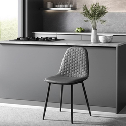 Стул STORM (mod. 807) / 1 шт. в упаковке металл/вельвет, 46 х 53 х 87 х 49 см, серый/антрацит, G062-40