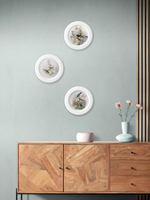 Картина на стену для интерьера на холсте в круглой раме 27 см