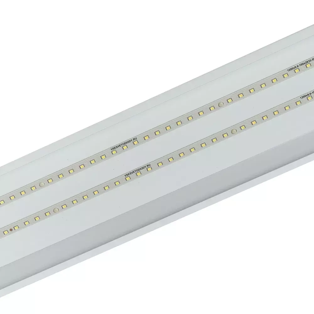 Светильник для торговых залов Ритейл 58W-7250Лм 5000К опал IP40 с БАП 1ч vs302-58-op-5k-li1h