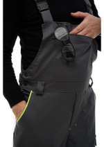 Костюм мужской летний «МЕХАНИК» (куртка+полукомбинезон) цв.серый/черный