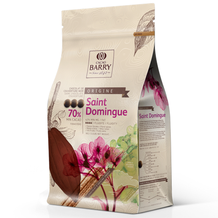 Шоколад Cacao Barry Saint Domingue,70% черный кувертюр, 250гр