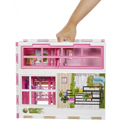 Кукольный домик Mattel Barbie, с мебелью и аксессуарами, HCD47