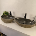 Раковина из речного камня ПАРА! RS-65541 61*36*15 0866