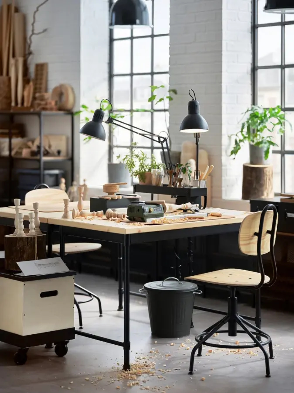 Письменный стол - IKEA KULLABERG, 110х70 см, под беленый дуб/черный, КУЛЛАБЕРГ ИКЕА