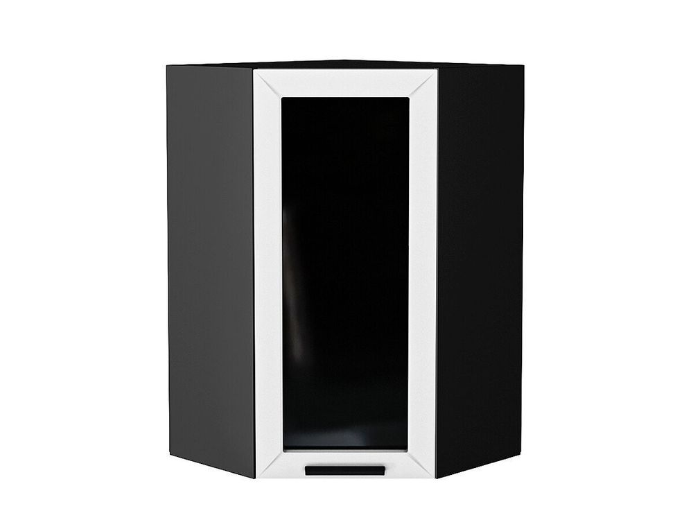 Шкаф верхний угловой остекленный Глетчер