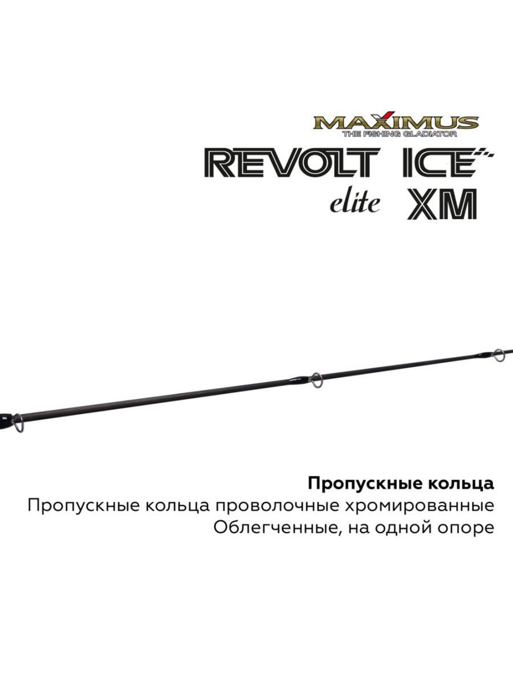Удочка для зимней рыбалки Maximus REVOLT ICE ELITE XM 301M 0,75м до 30гр (MIRRIEXM301M)