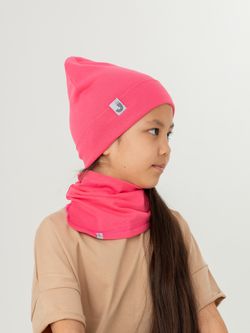 Комплект Шапка трикотажная + снуд (Коралл) РИО*
