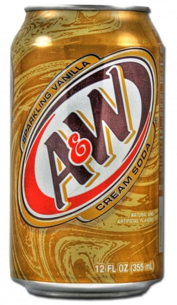 A&amp;W Cream Soda 0.355л. - ж/б(12 шт.)