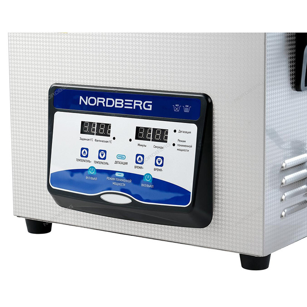 NORDBERG (NU100D) Ультразвуковая мойка с подогревом, 10 л
