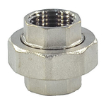 Соединитель латунь никель американка Ду 40 (1 1/2") прямой ВР/ВР SantechSystems