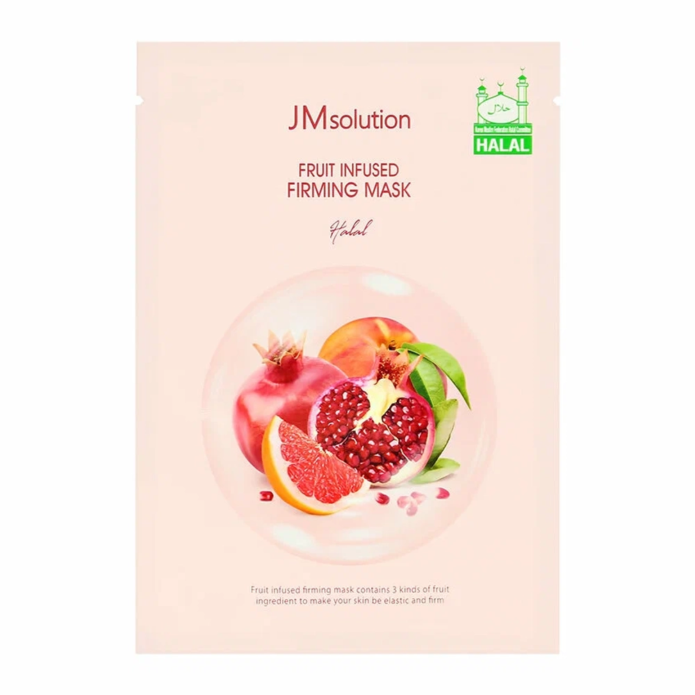 JMSolution Mask Halal Firming Fruit Infused Маска для лица фруктовая укрепляющая, 28 мл