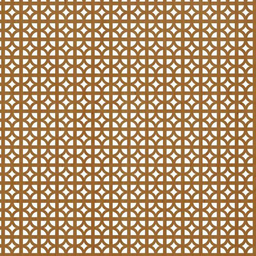 Панель перфорированная ХДФ Presko Эфес для радиатора 600х1200х3 мм Бук