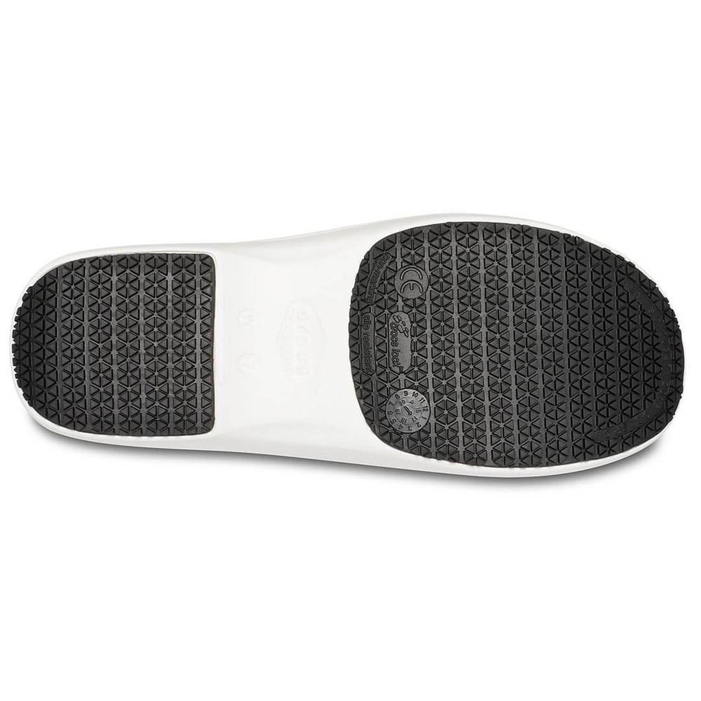 Женские белые сабо для работы CROCS Women's Neria Pro II Clog