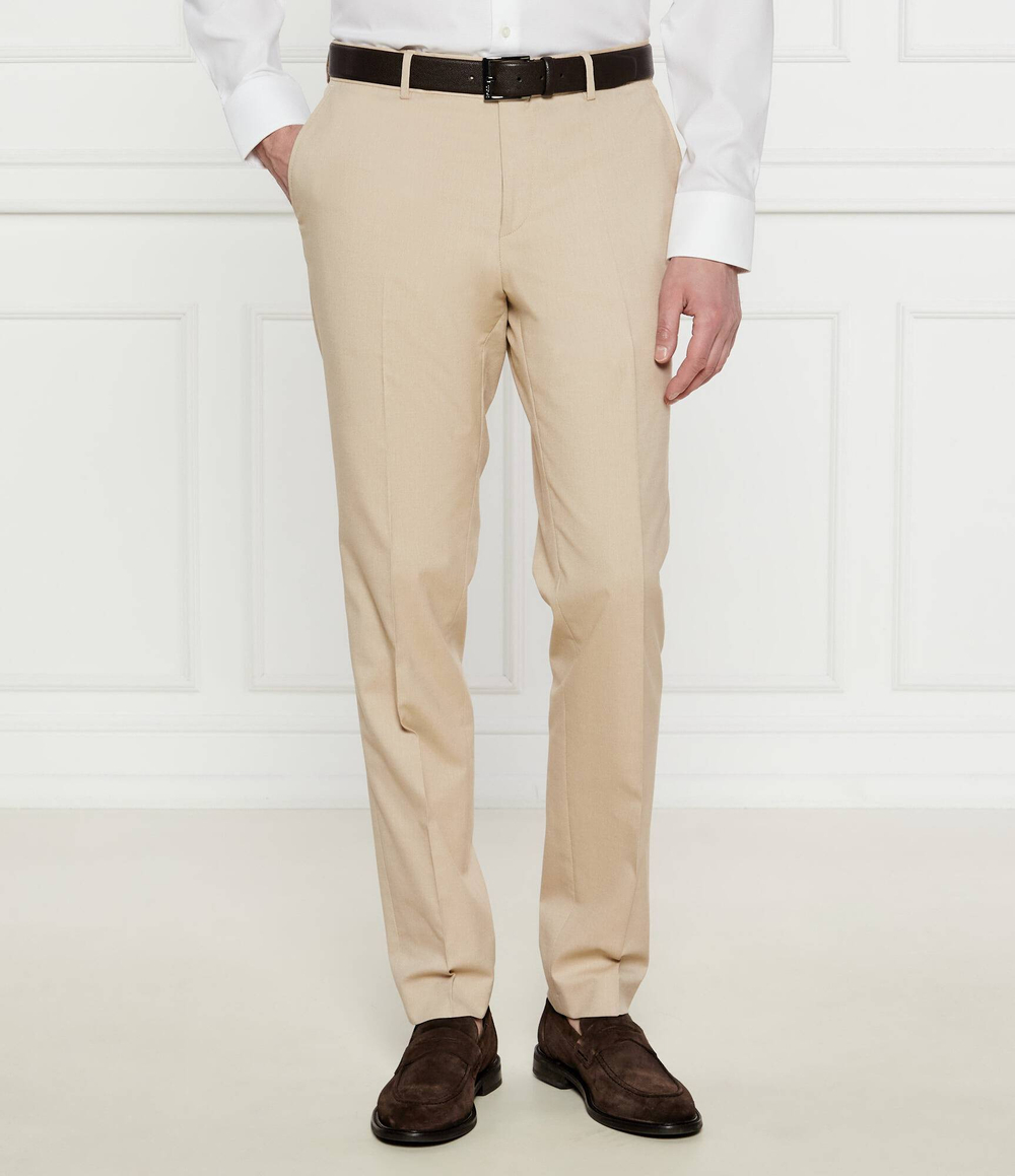 Брюки H-Genius-252 BOSS BLACK - бежевый(50540837)