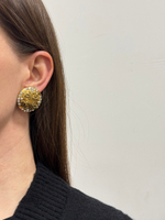 Клипсы с кристаллами Chanel