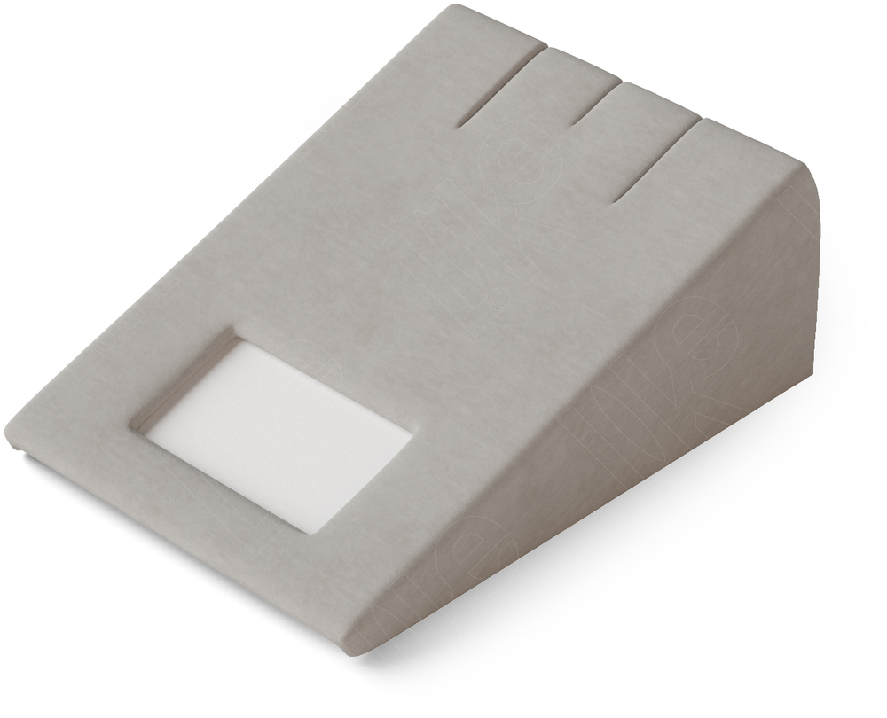 Вкладыш 05/стойка/для серег/подвески/2 прорези/окошко для бирки/прорезь для нитки