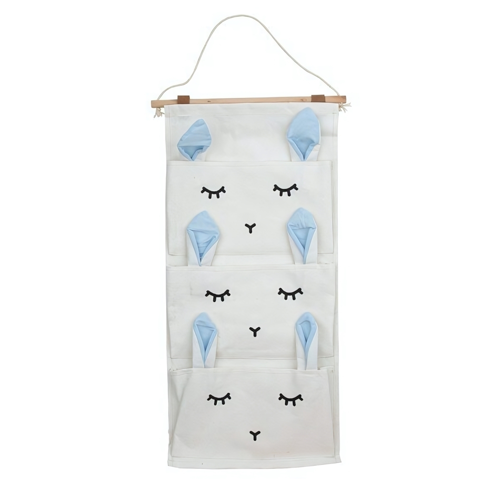 Подвесной органайзер "Кролик" Д300 Ш640 небесно-голубой