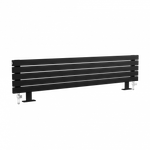 Радиатор WARMMET водяной напольный горизонтальный Flat 60 НN (W) ЧЕРНЫЙ RAL9005