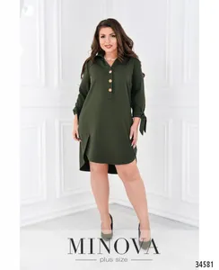 Платье 3127Б-хаки Minova