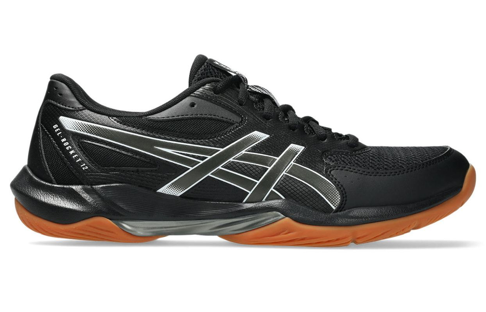 Мужские кроссовки для бадминтона/сквоша Asics Gel-Rocket 12 - black/gunmetal