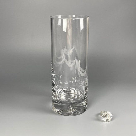 Lenardi 200-199 Декоративная ваза для цветов 30см в под.уп.(х8)Стекло