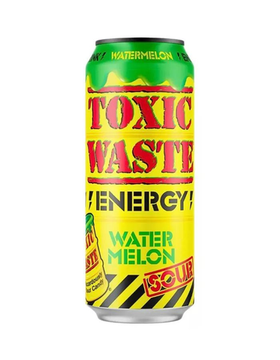 Энергетический напиток Toxic Waste Energy Sour Watermelon (Токсик Вейст Энерджи Кислый Арбуз) 500мл