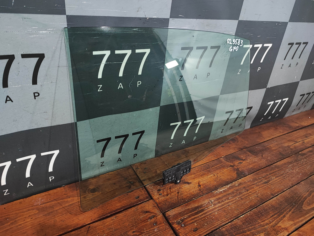 Стекло двери задней левой Genesis G70 17-нв Б/У Оригинал 83410G9410