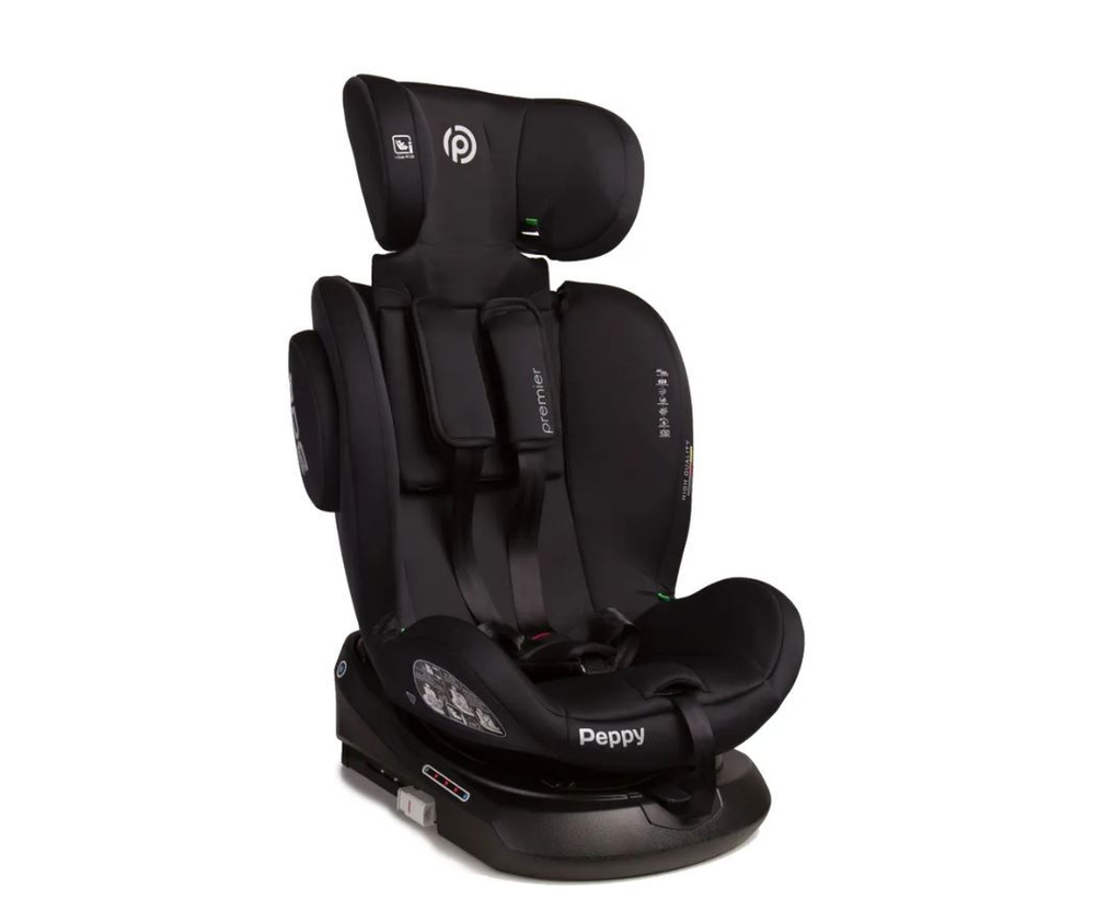Автокресло Peppy Premier Isofix 0-36 I-Size (black)